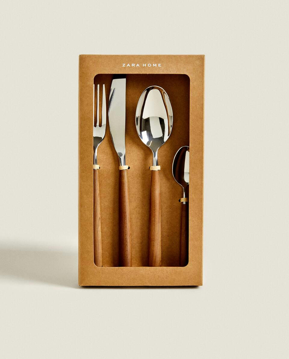 CONJUNTO DE TALHERES DE MAPLE