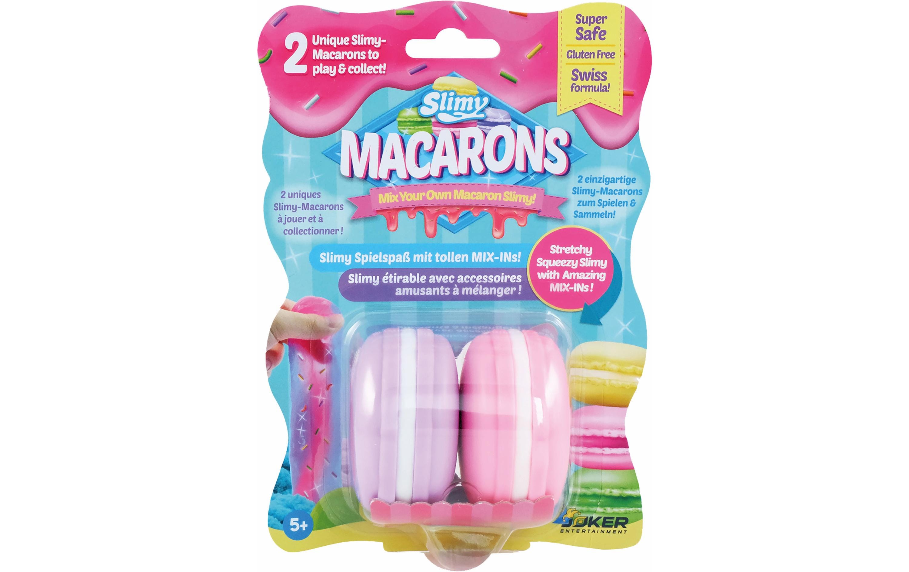 Slimy Macarons Blister assortiert, 50 g3-fach farblich sortiert