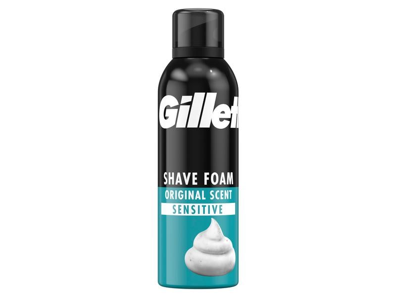 Gillette Rasierschaum Sensitive Basis 200 ml Rasierschaum für Männer mit empfindlicher Haut