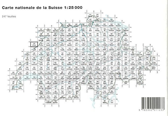 BUNDESAMT - 1123 RUSSEY ECHELLE 1 25 000