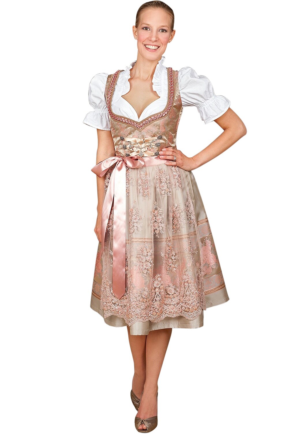 Midi Dirndl 2-teilig Rosalie