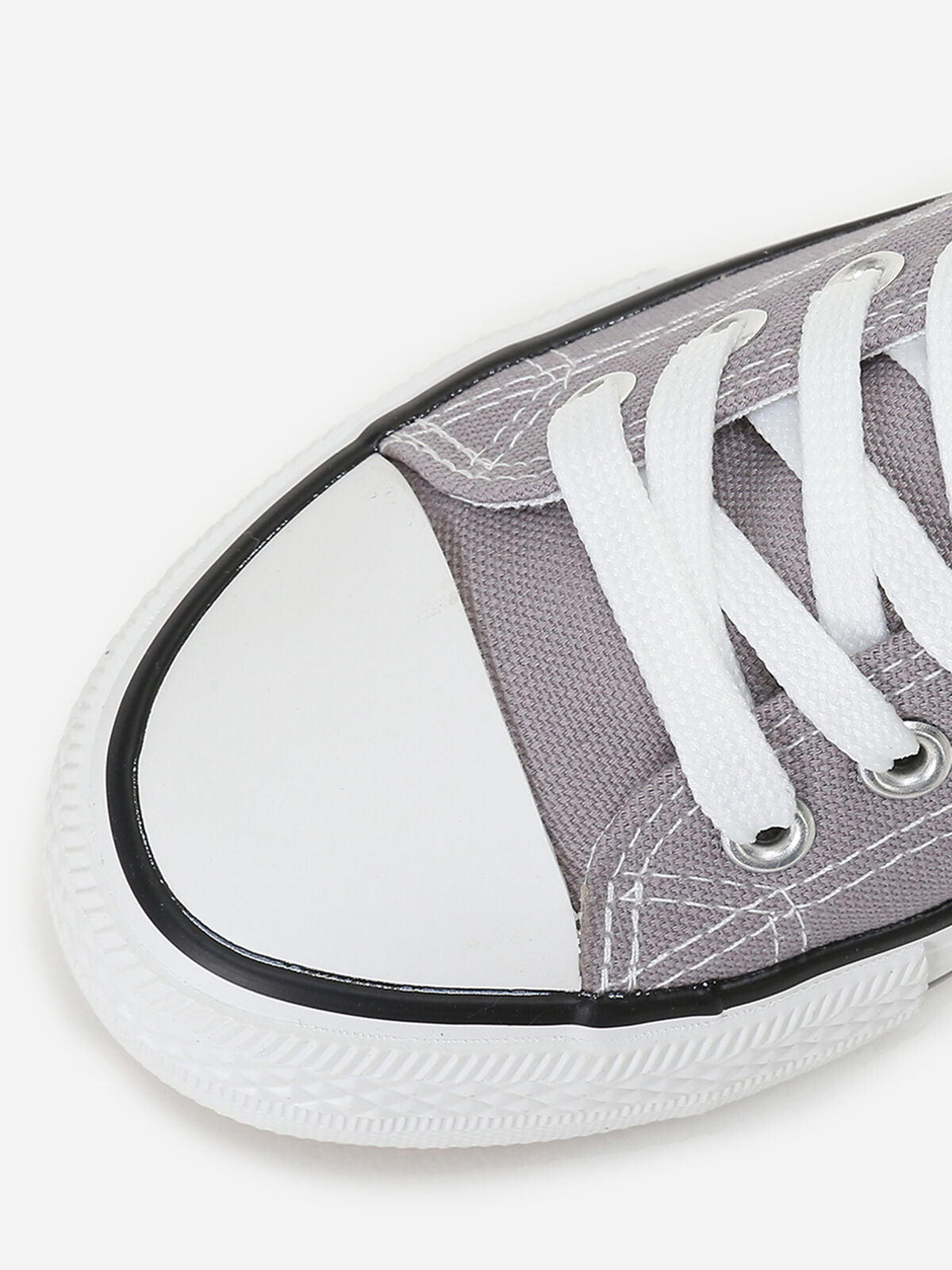 Tennis basses en toile- Gris