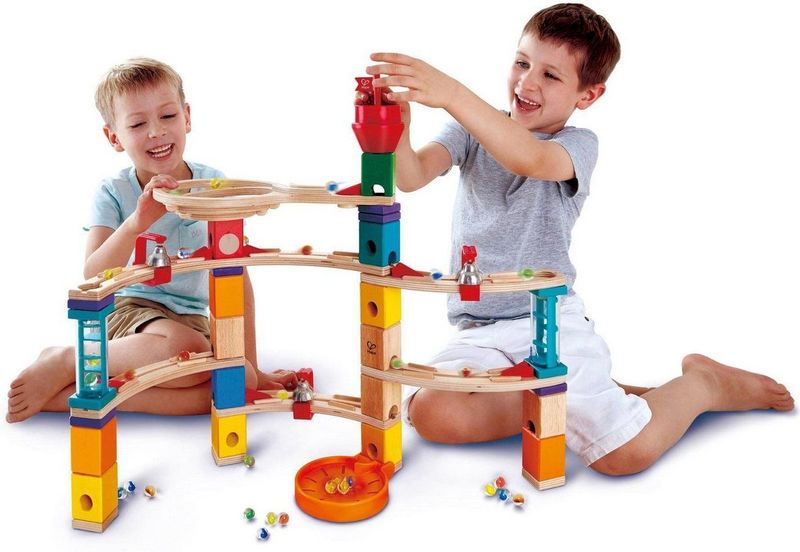 Hape - Quadrilla Castle Escape - Houten knikkerbaan