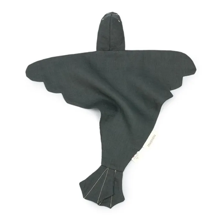 Nobodinoz Doudou lange Oiseau - Lin Français | Bleu