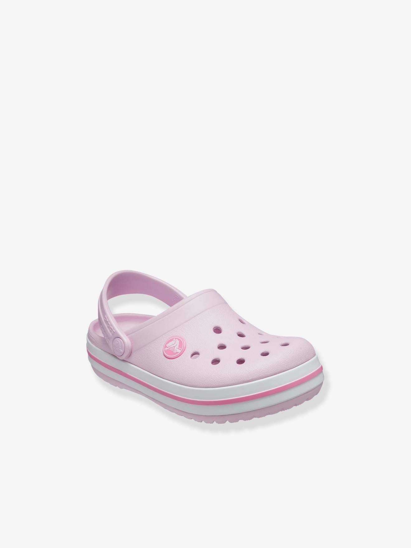 Crocband Clog T CROCS™ tamancos infantis azul claro liso