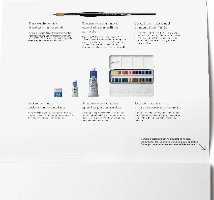 Winsor & Newton - Akvarelpapir - 22X30 CM - Hot Press - 20 Ark