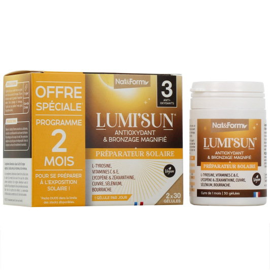 Nat & Form Lumi Sun préparateur solaire - Bronzage magnifié