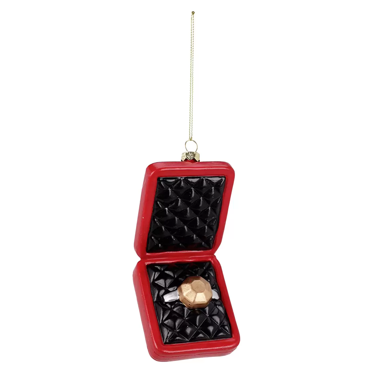 Hängedeko Lady XMAS gold,rosa,schwarz
