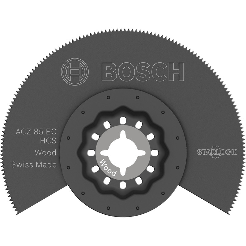 Bosch Starlock hout segmentzaagblad HCS 85mm