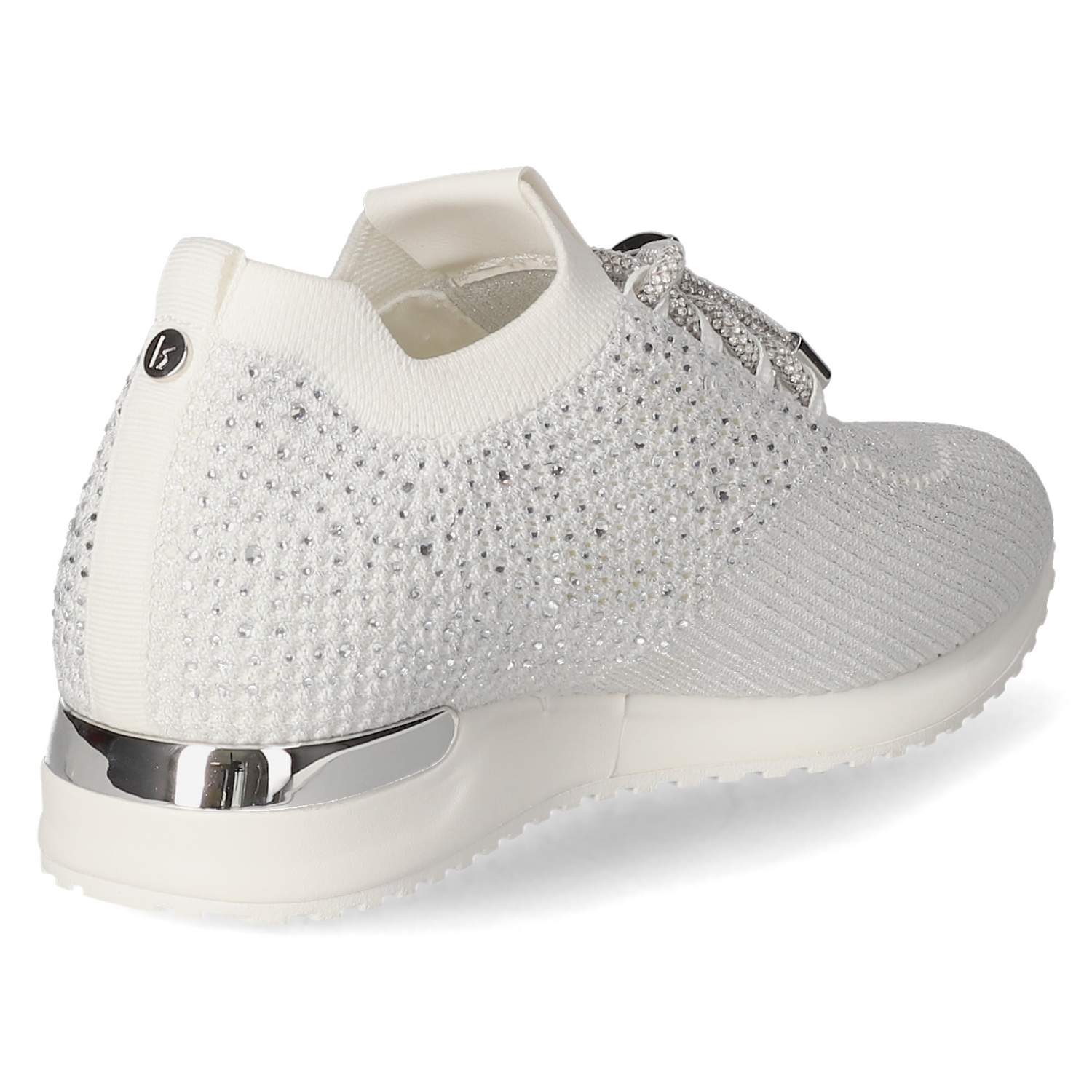 La Strada Low Sneaker - white silver