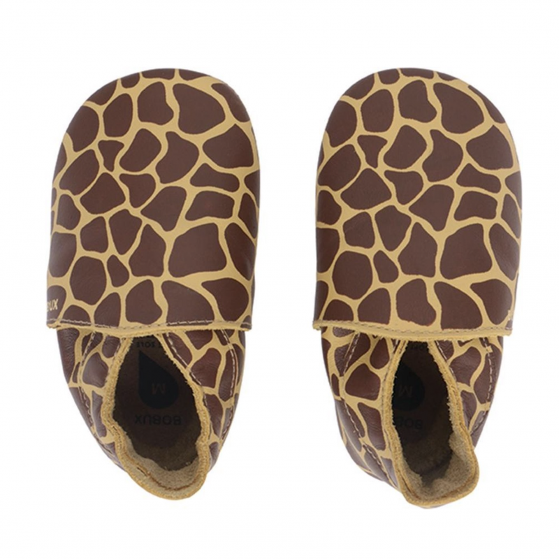 Bobux Bobux chaussons girafe print