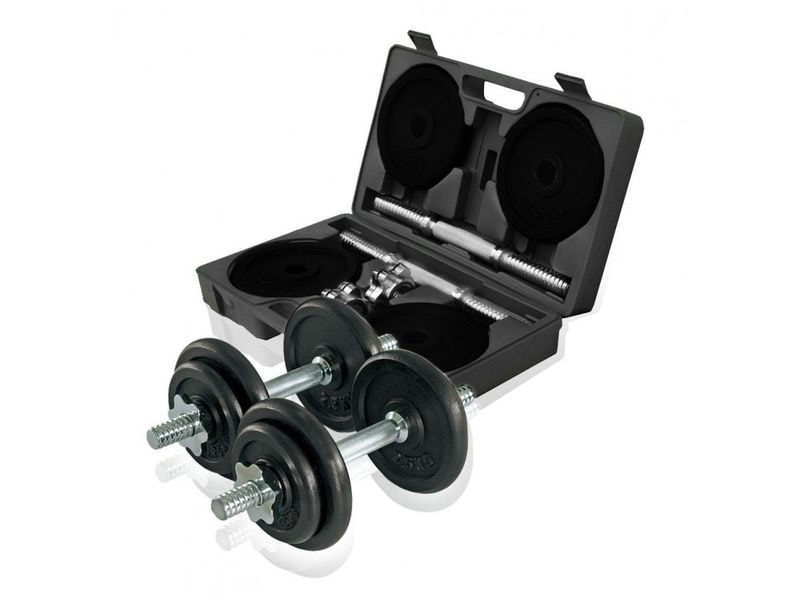 Gymstick Verstellbares Hantelset 15 kg Hantel-Set