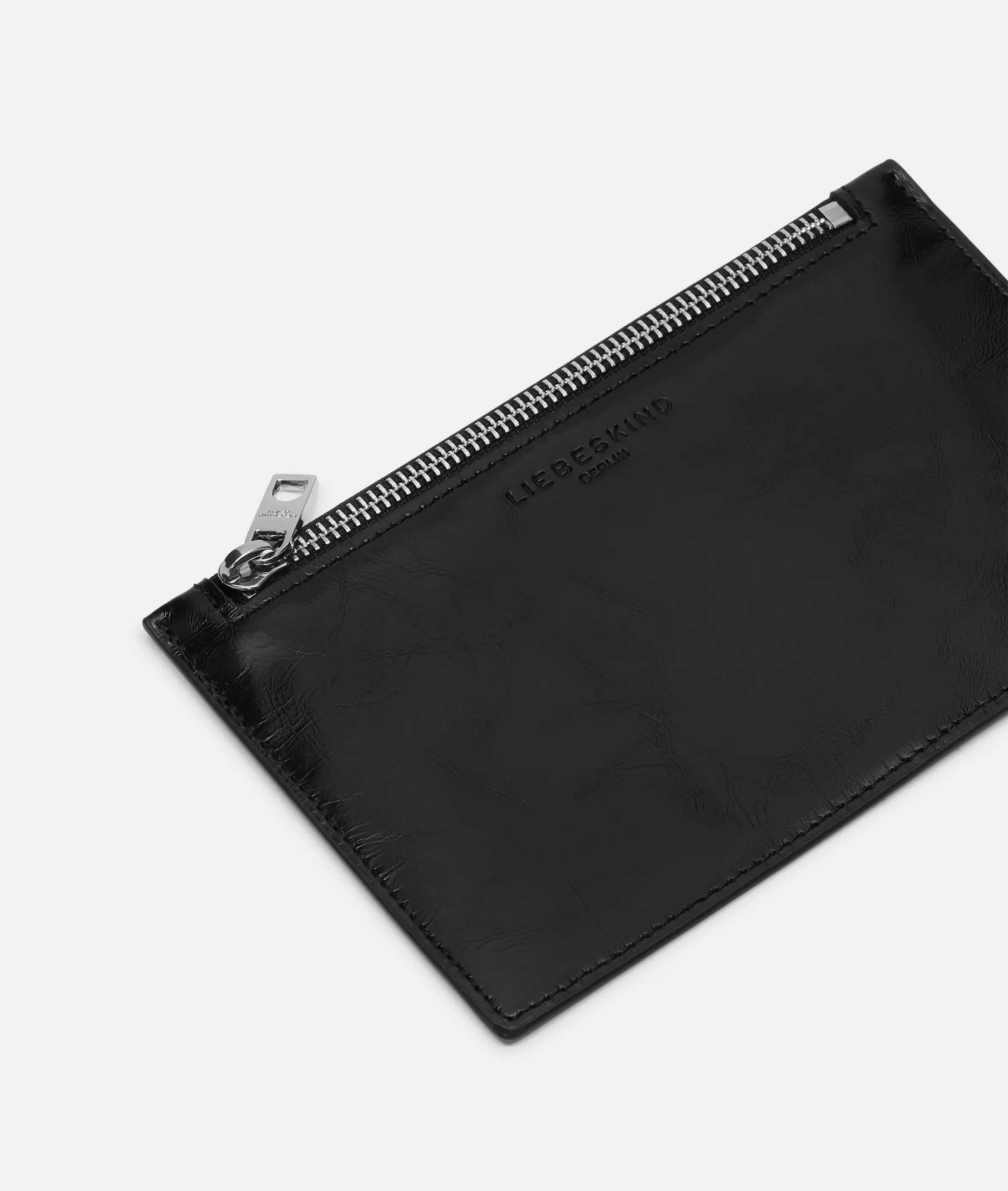 Pouch Accessories Handy cowhide pouch with glossy finish