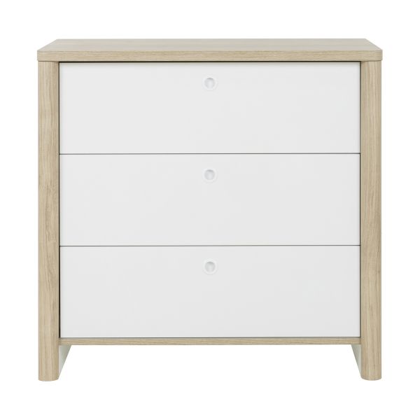 Gami Matis Commode Met 3 Laden - Wit / Naturel