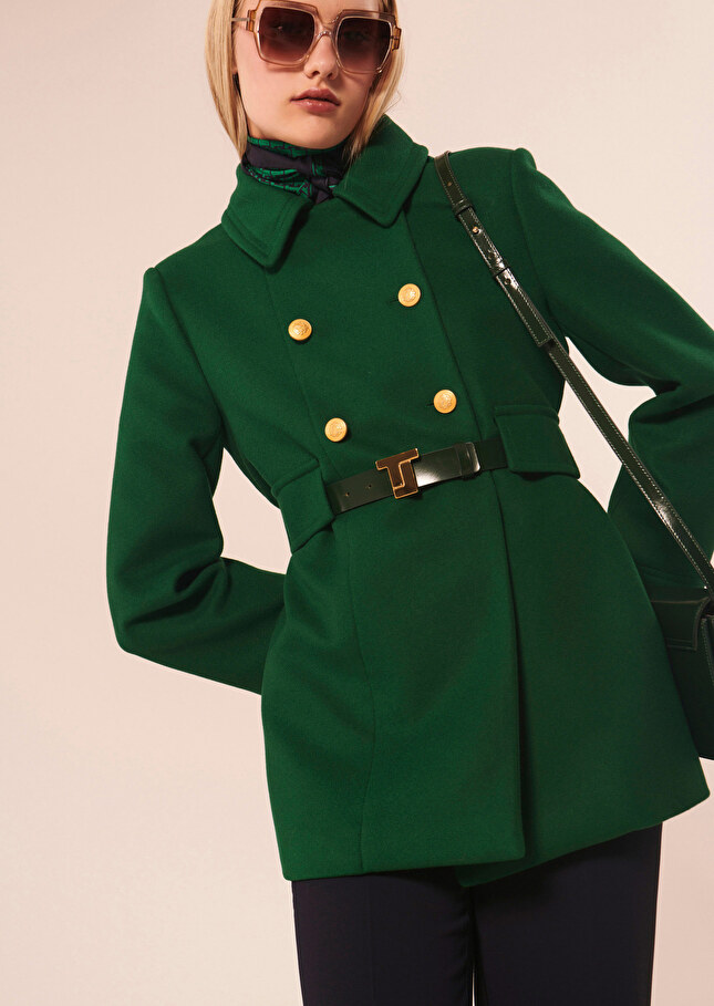 Manteau Marcvert en velours de laine