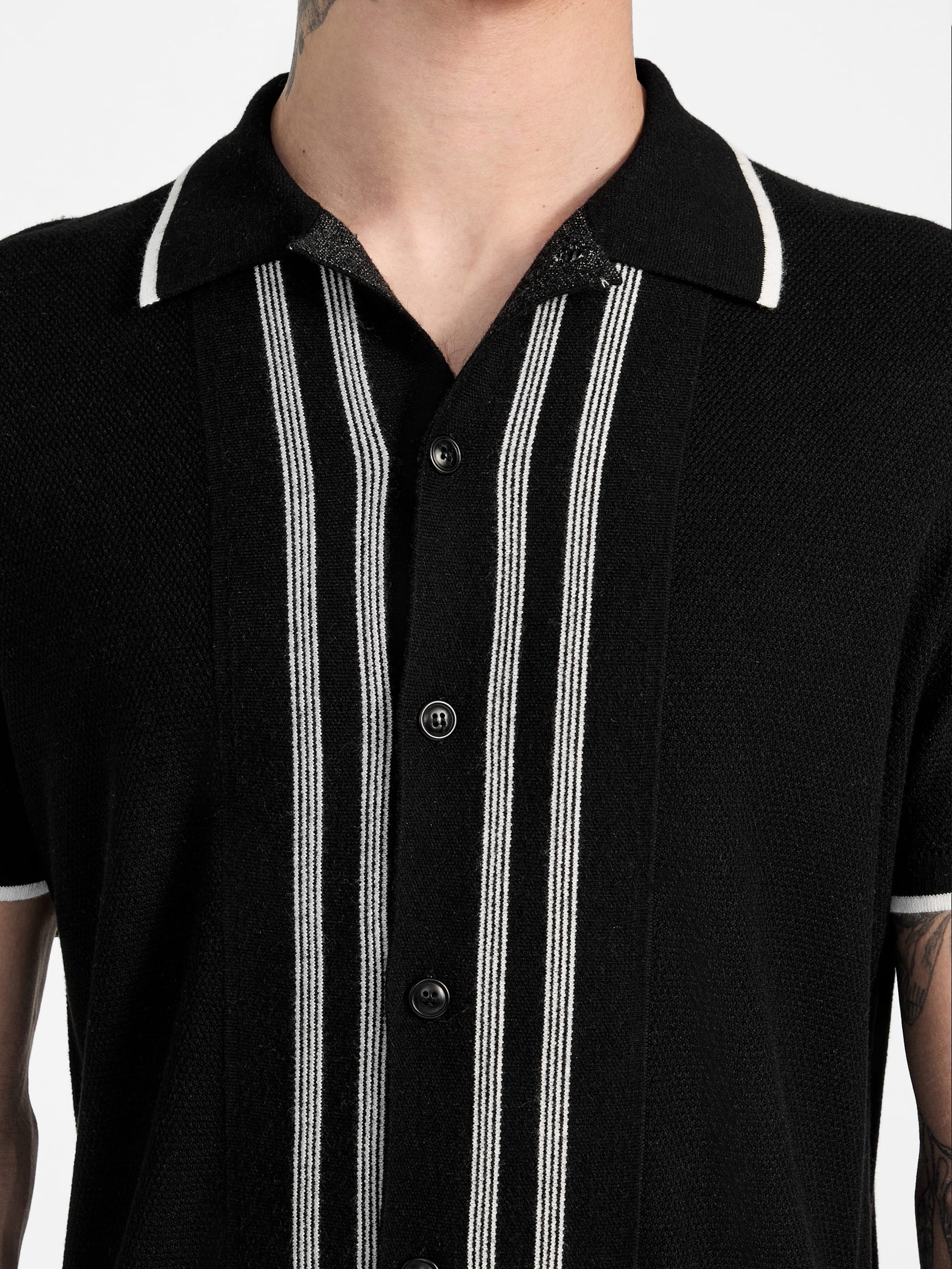 Camisa de malha listrada Eco Tyler