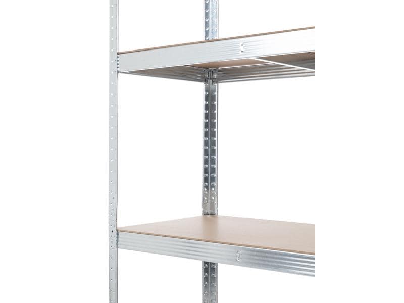 STRUCT Schwerlastregal B100 mit 5 Tablaren Stauraum für Keller, Garage und Werkstatt