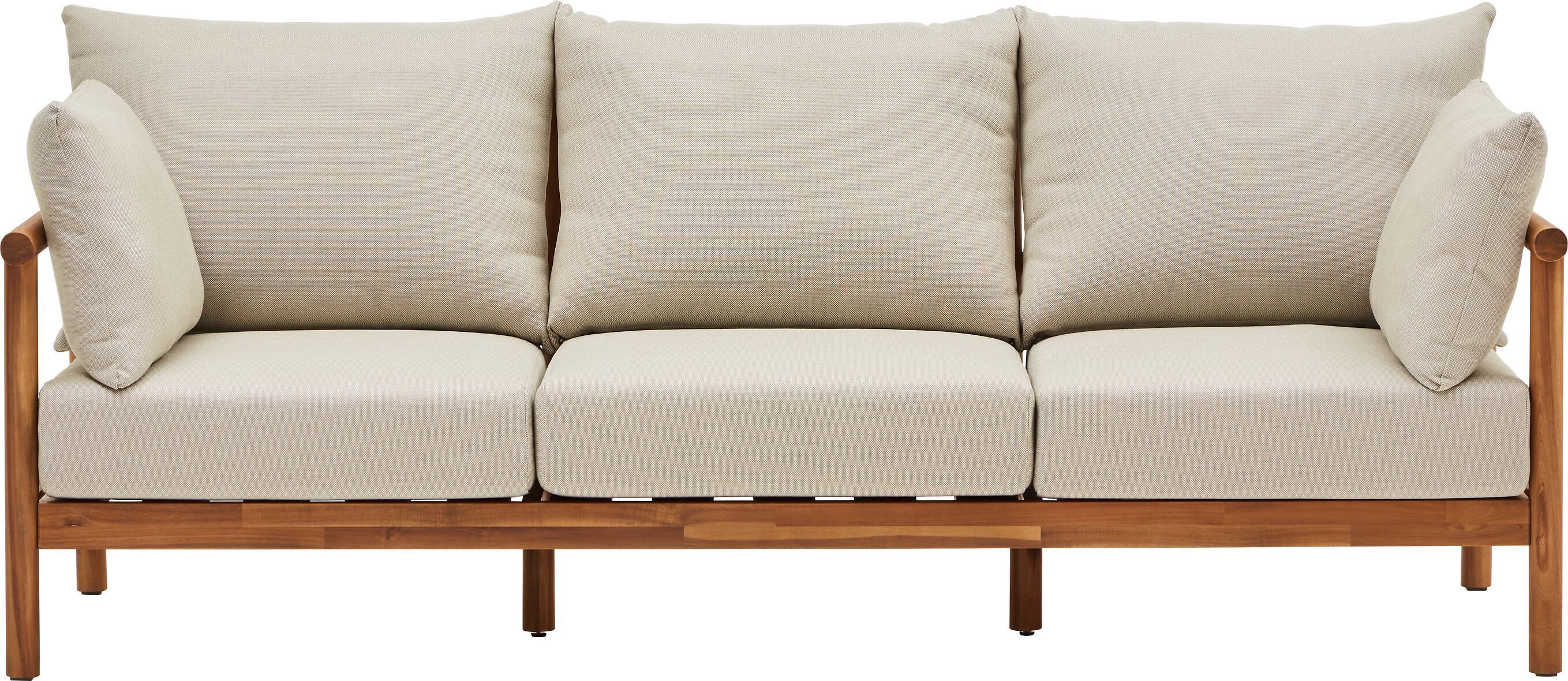 PANAREA Loungesofa - Hellgrau / B: 199.2 cm x T: 87.0 cm x H: 73.0 cm