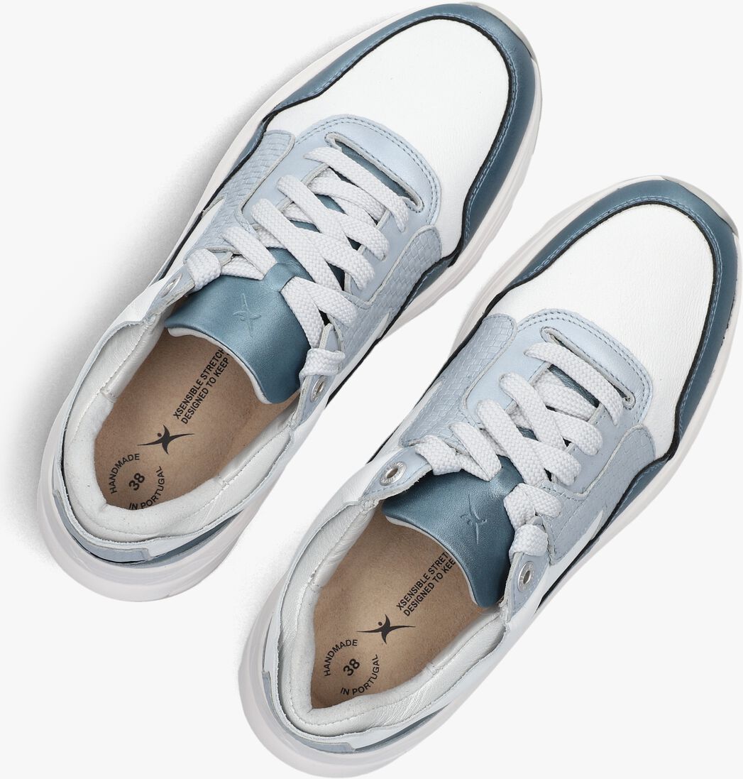 witte xsensible lage sneakers golden gate lady
