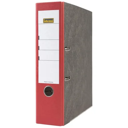 Idena Ordner Wolkenmarmor A4, 8 cm breit, rot