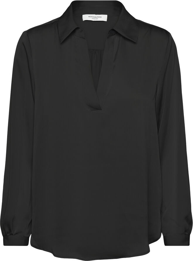 Rosemunde Shirt Long Sleeve Sort