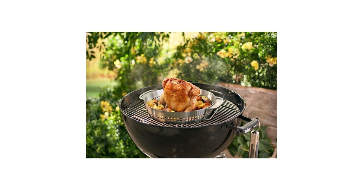 WeberGevogeltestomer grillkorf  (Roestvrij staal)