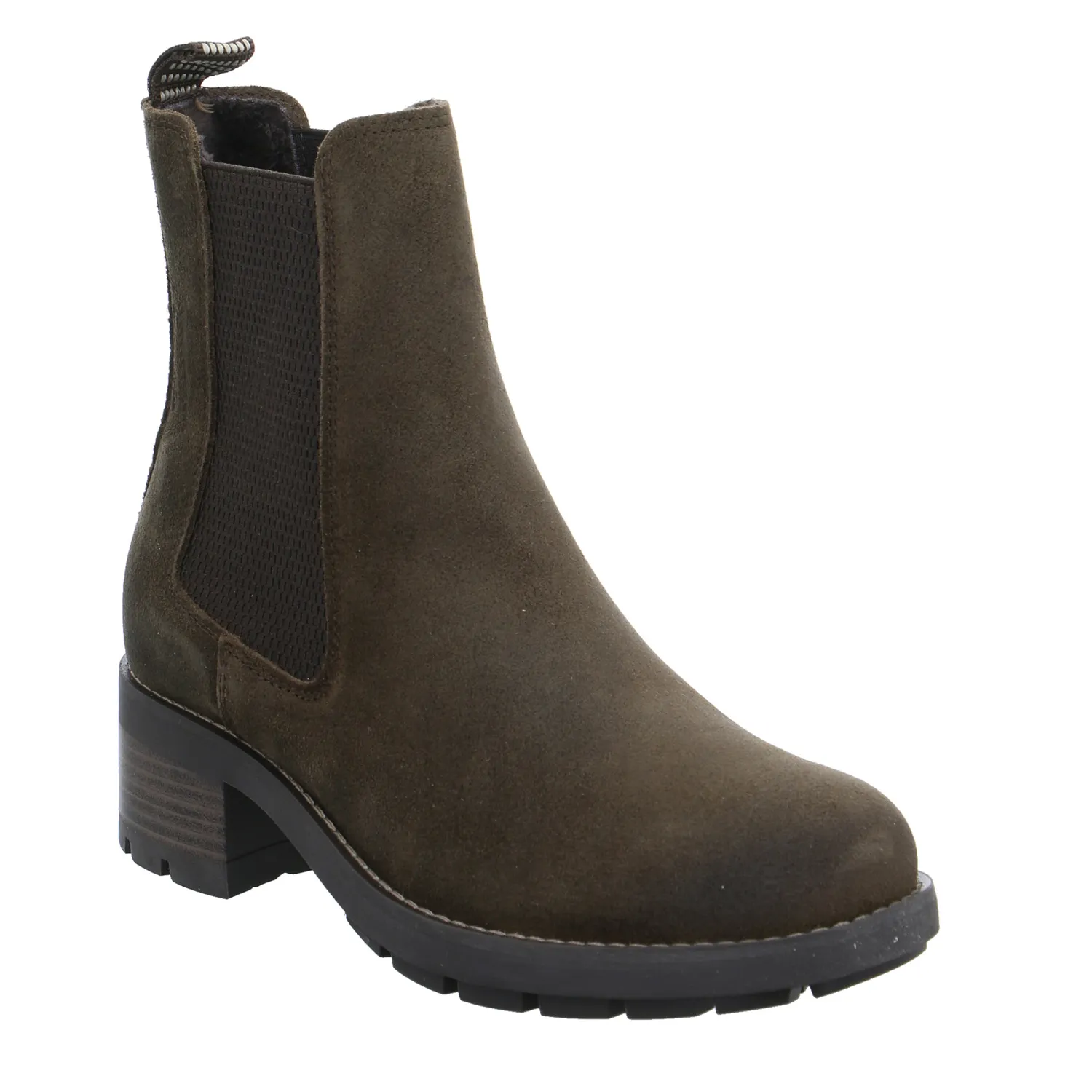TAMARIS Stiefelette Braun Leder
