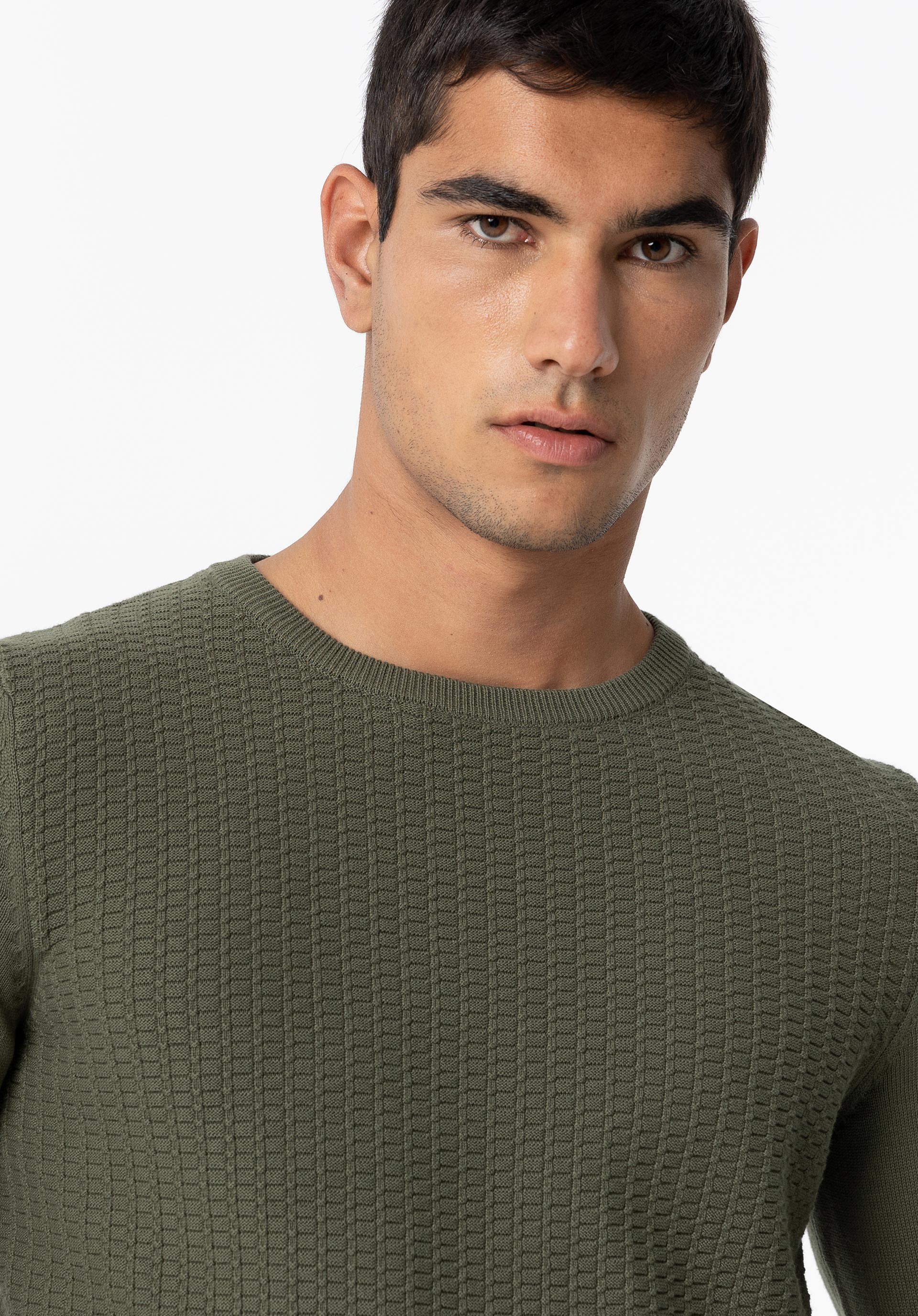 Camisola de Malha com Jacquard