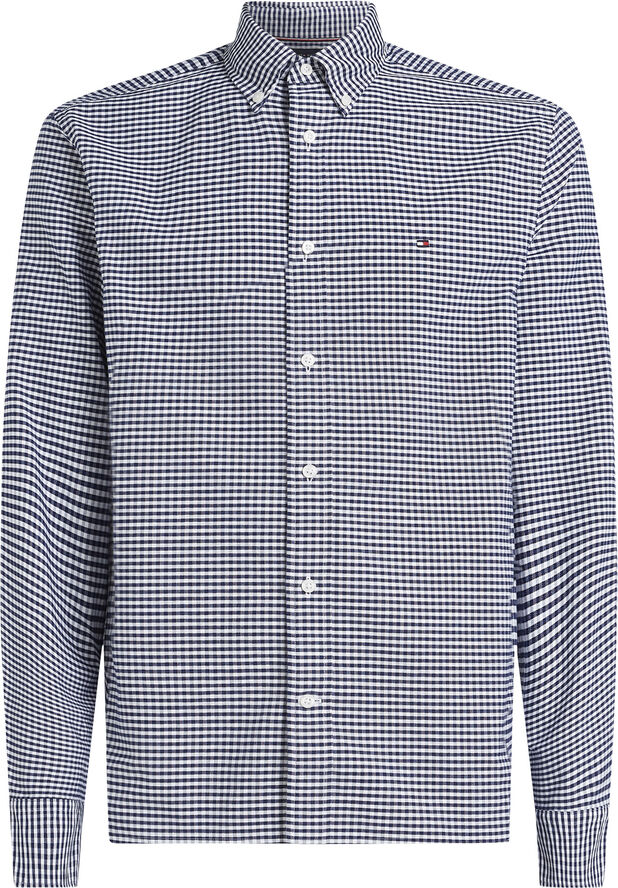 Tommy Hilfiger HERITAGE OXFORD GINGHAM RF SHIRT Desert sky / check