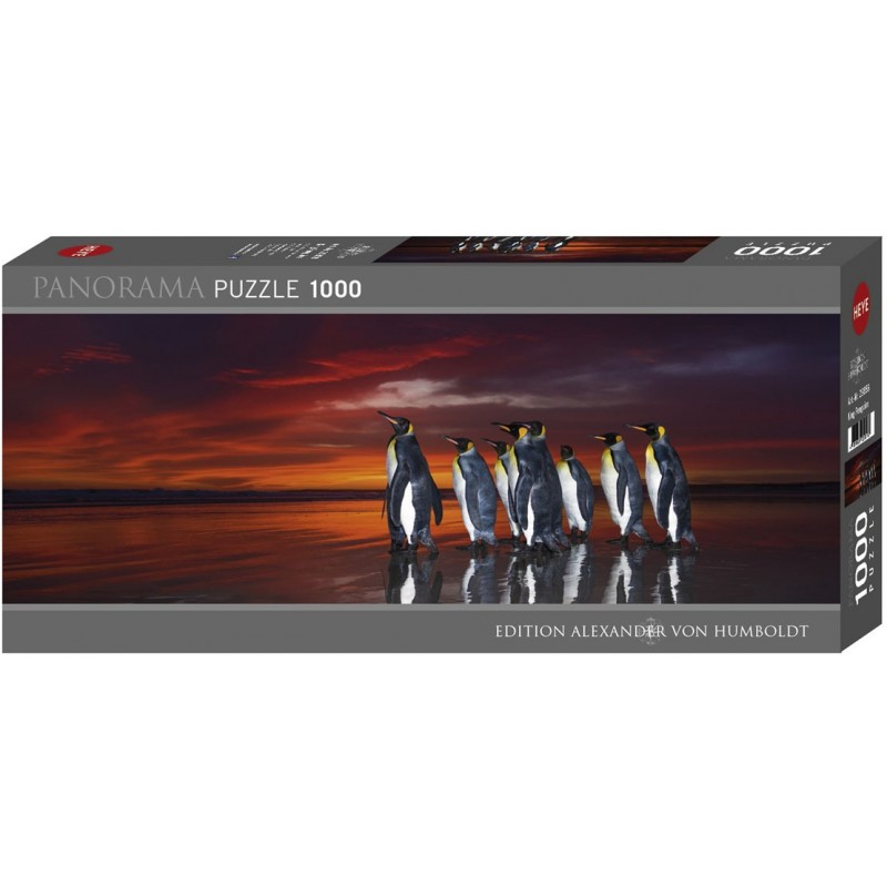 Puzzle 1000 pièces - King Penguins