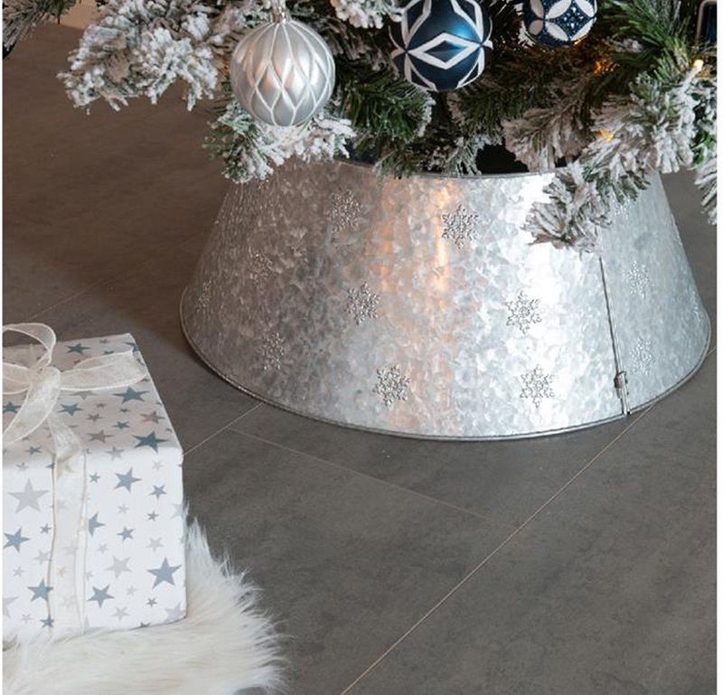 Everlands - Kerstboomrok - Zilver - Zink