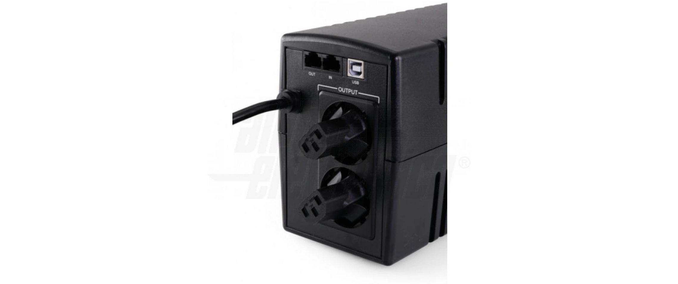 Adapterstecker C13 - Schuko, geradeStromversorgungsadapter Schuko-Stecker auf IEC320 C13-Buchse 16A 250 V