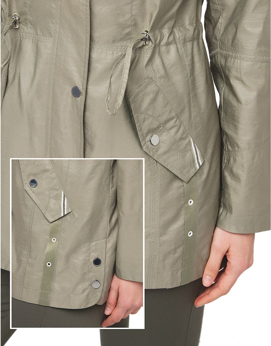 Parka légère vert kaki