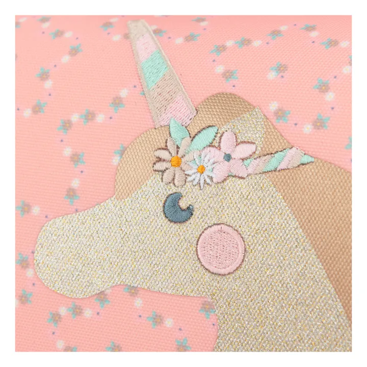 Jeune Premier Cartable Midi Liberty Unicorn | Rose