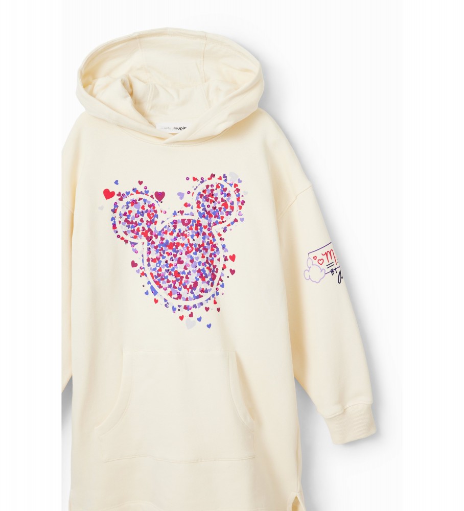 Vestido branco Desigual Emmline Disney