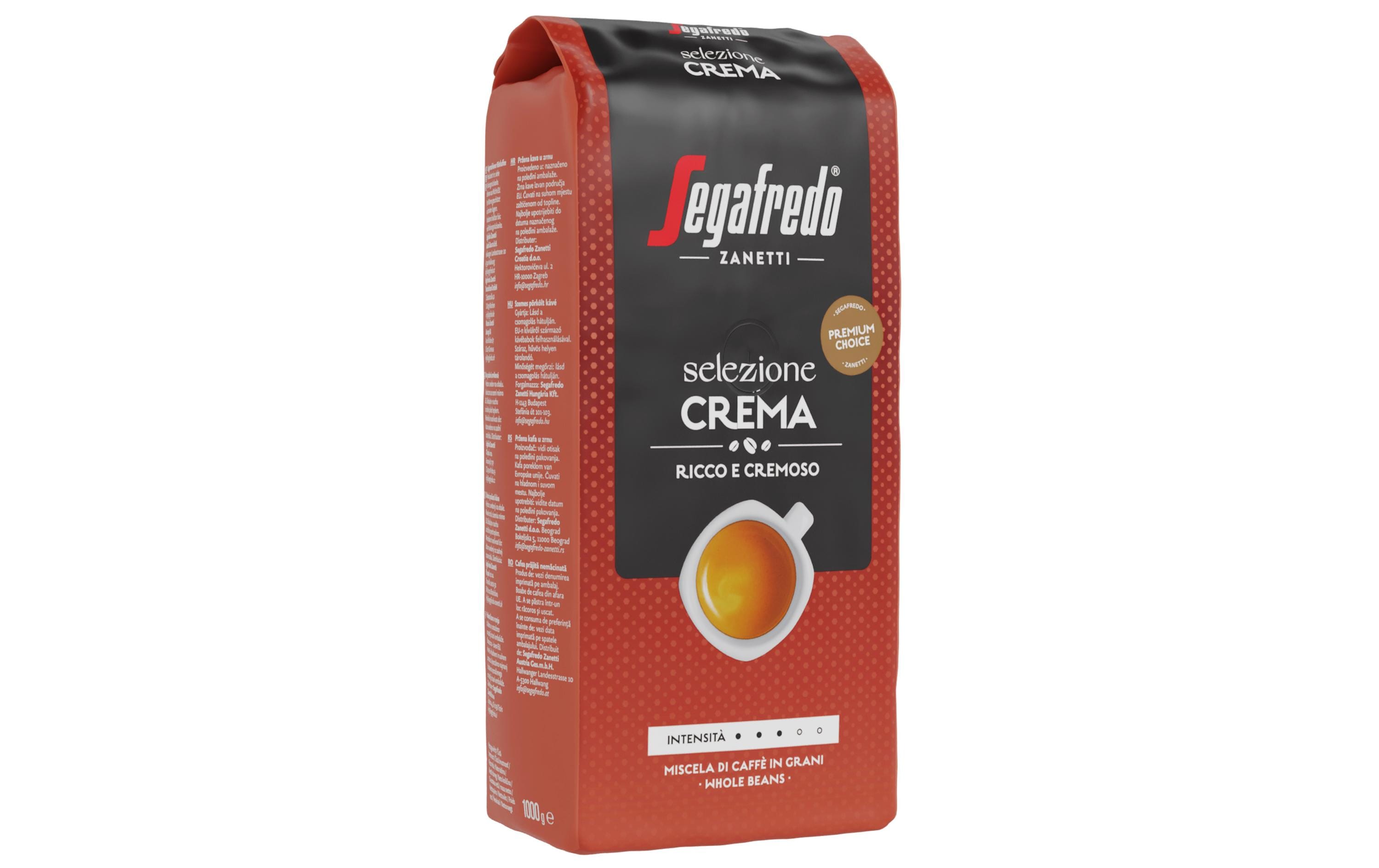 Kaffeebohnen Selezione Crema 1 kgBohnenkaffee für Espresso, Cappuccino und Café Creme