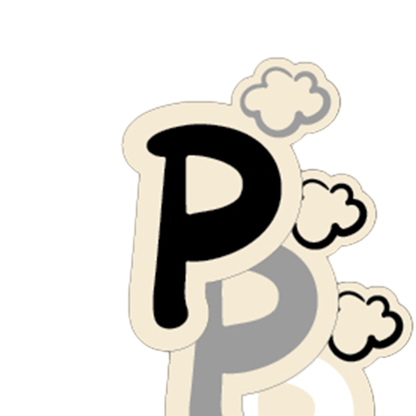 Buchstaben gross P