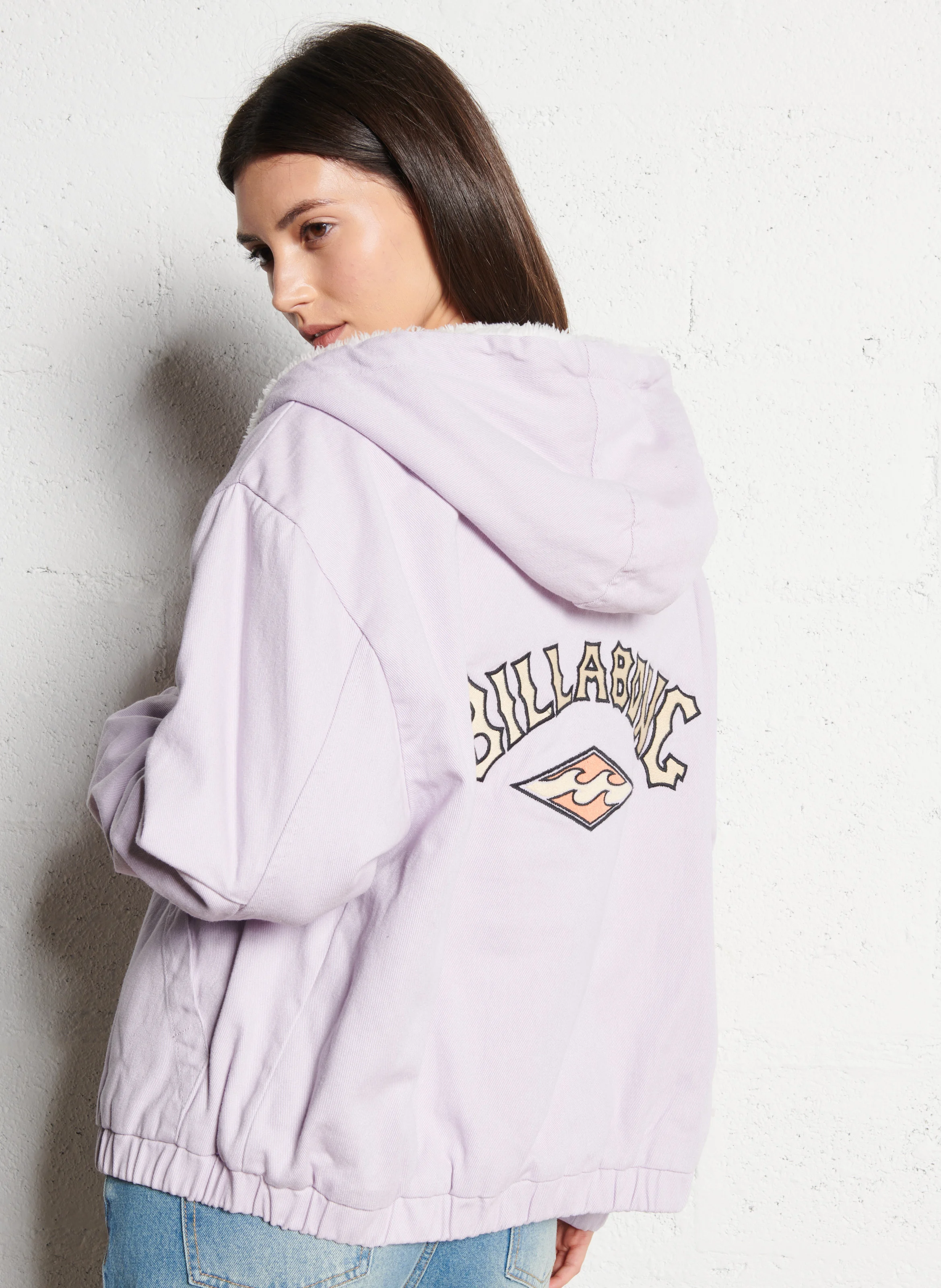 MY SINCE - Veste ample en coton | Rose