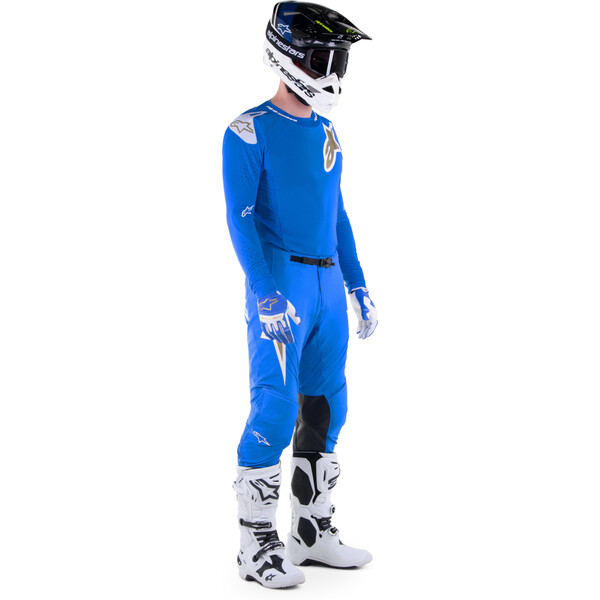 Alpinestars - Maillot Supertech Bruin Bleu / Or