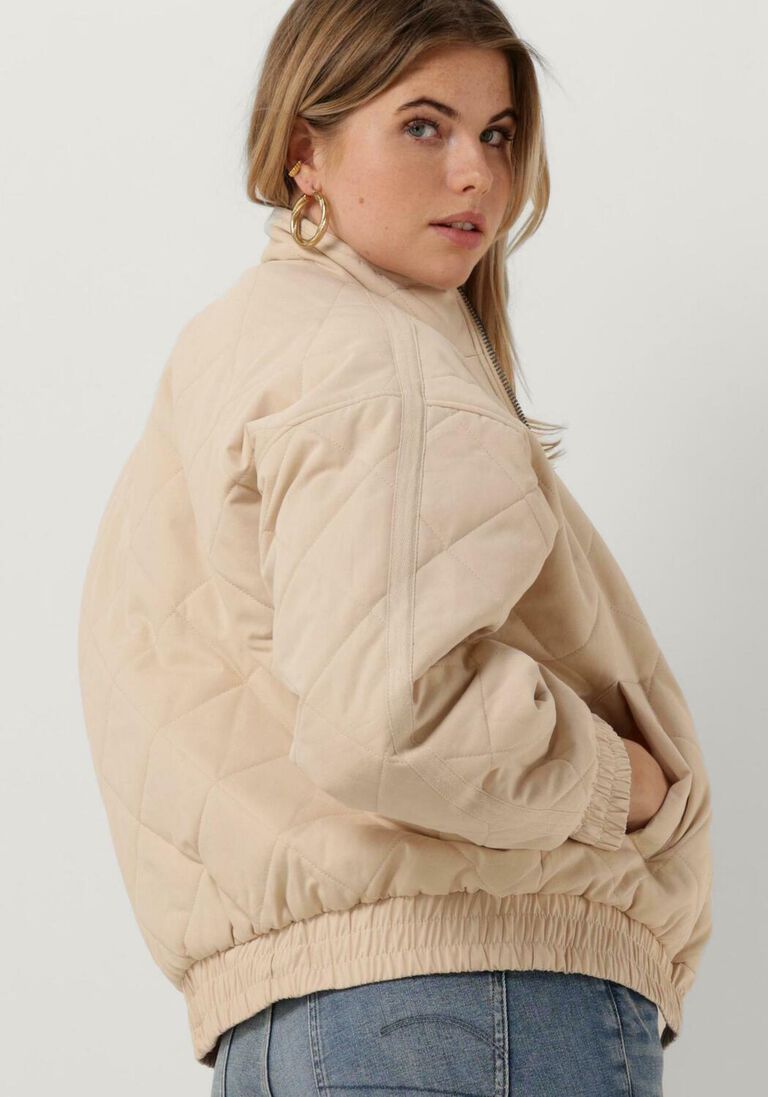 COLOURFUL REBEL zand colourful rebel jack weidy quilted washed jacket