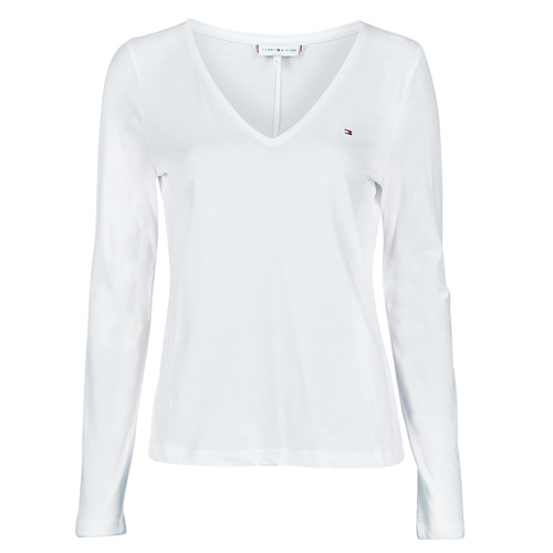 Tommy Hilfiger - REGULAR CLASSIC V-NK TOP LS - Blanc