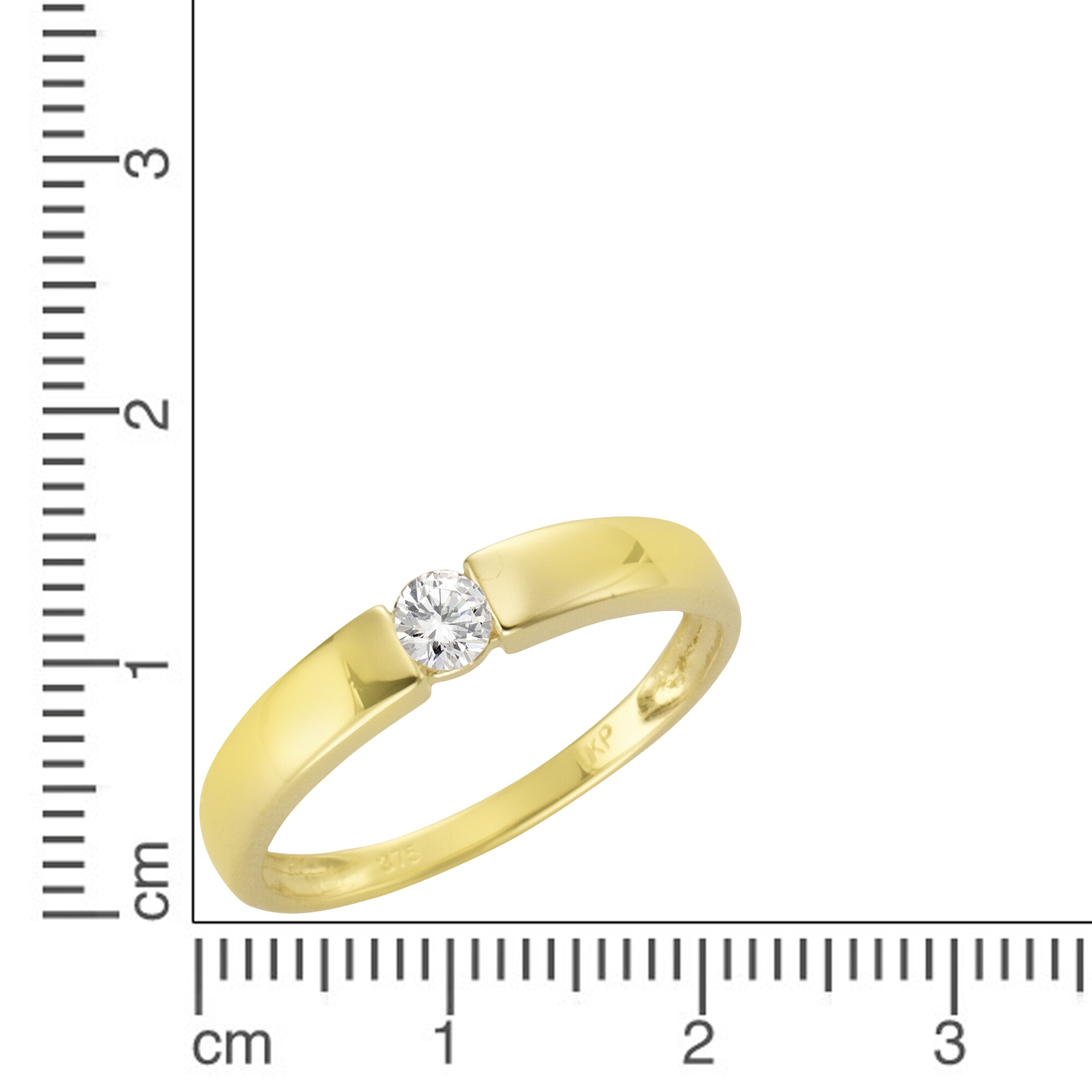 Fascination by Ellen K. Ring Gold 375 mit Zirkonia weiß