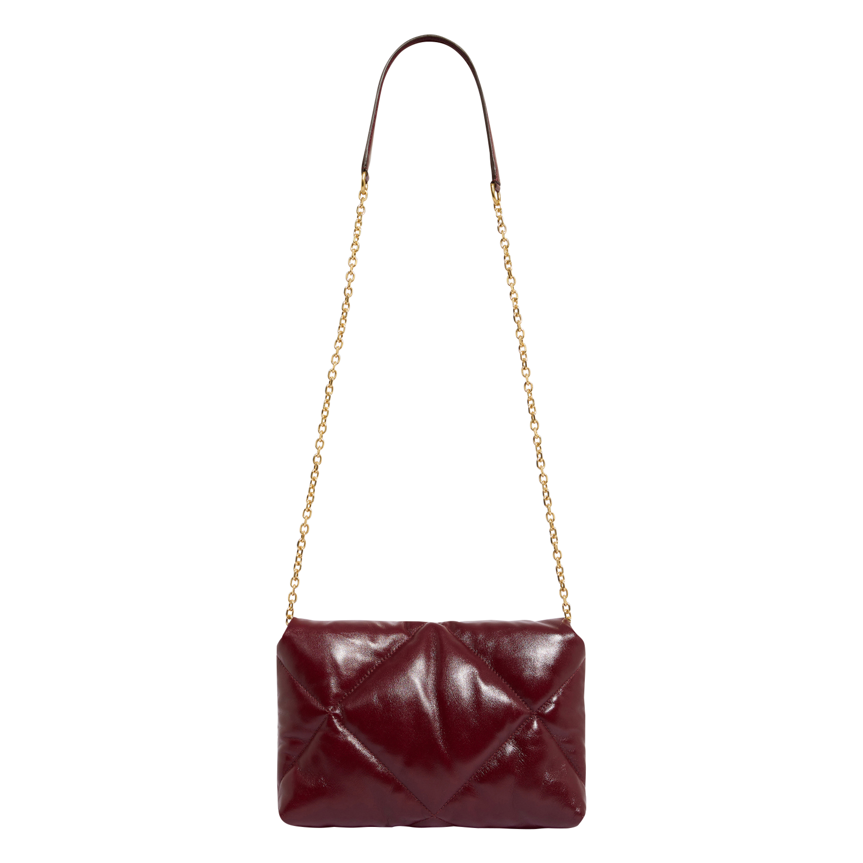 LE FANNY - Sac bandoulière en cuir matelassé | Rouge