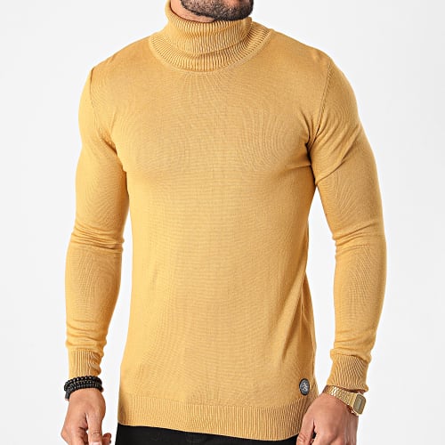 Pull Col Roulé Ocean Camel