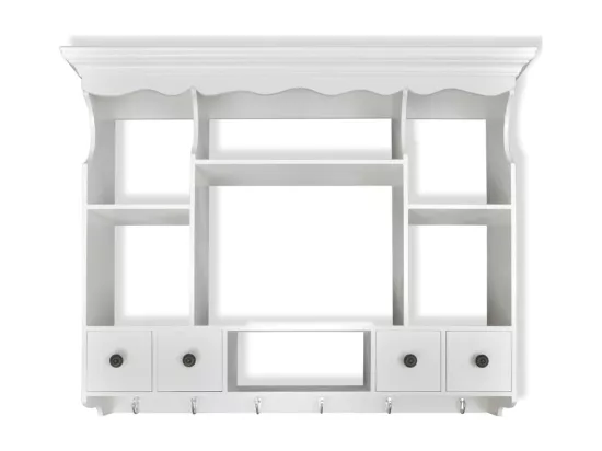 Armoire murale de cuisine en bois Blanc