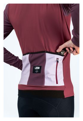 Maillot Manches Longues LeBram Ventoux Uni Bordeaux