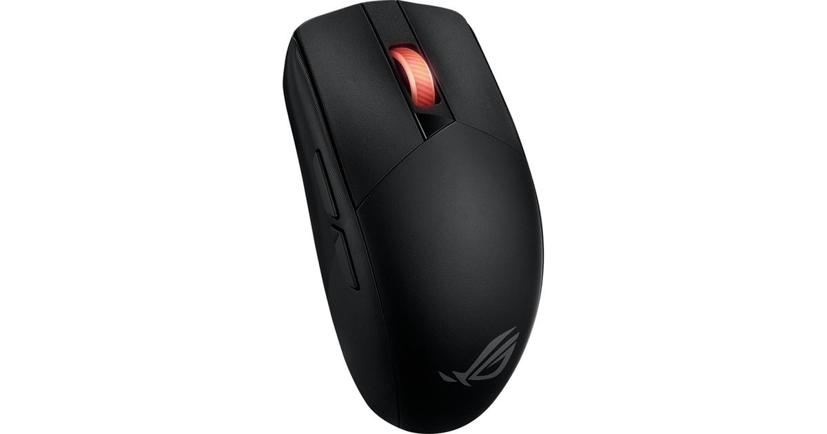 ASUSROG Strix Impact III Wireless gaming muis  (Zwart, 100 - 36.000 dpi, USB, 2,4 GHz, Bluetooth, RGB leds)