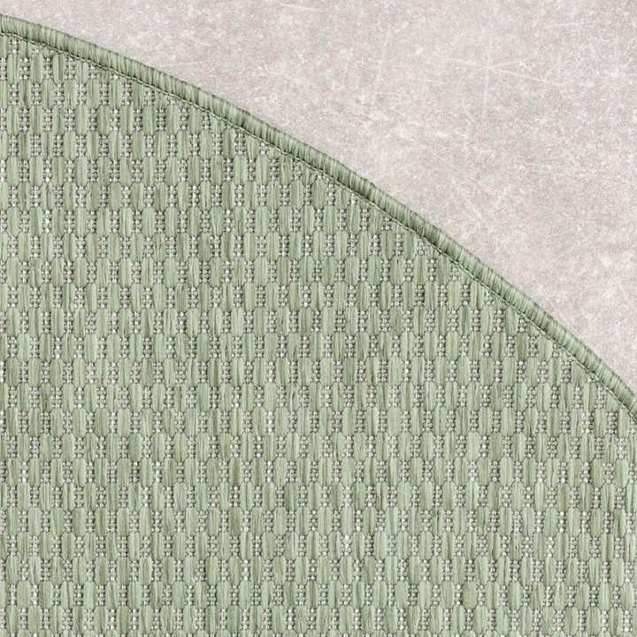 Rond buitenkleed - Costa Groen | Zomerse budgettopper!