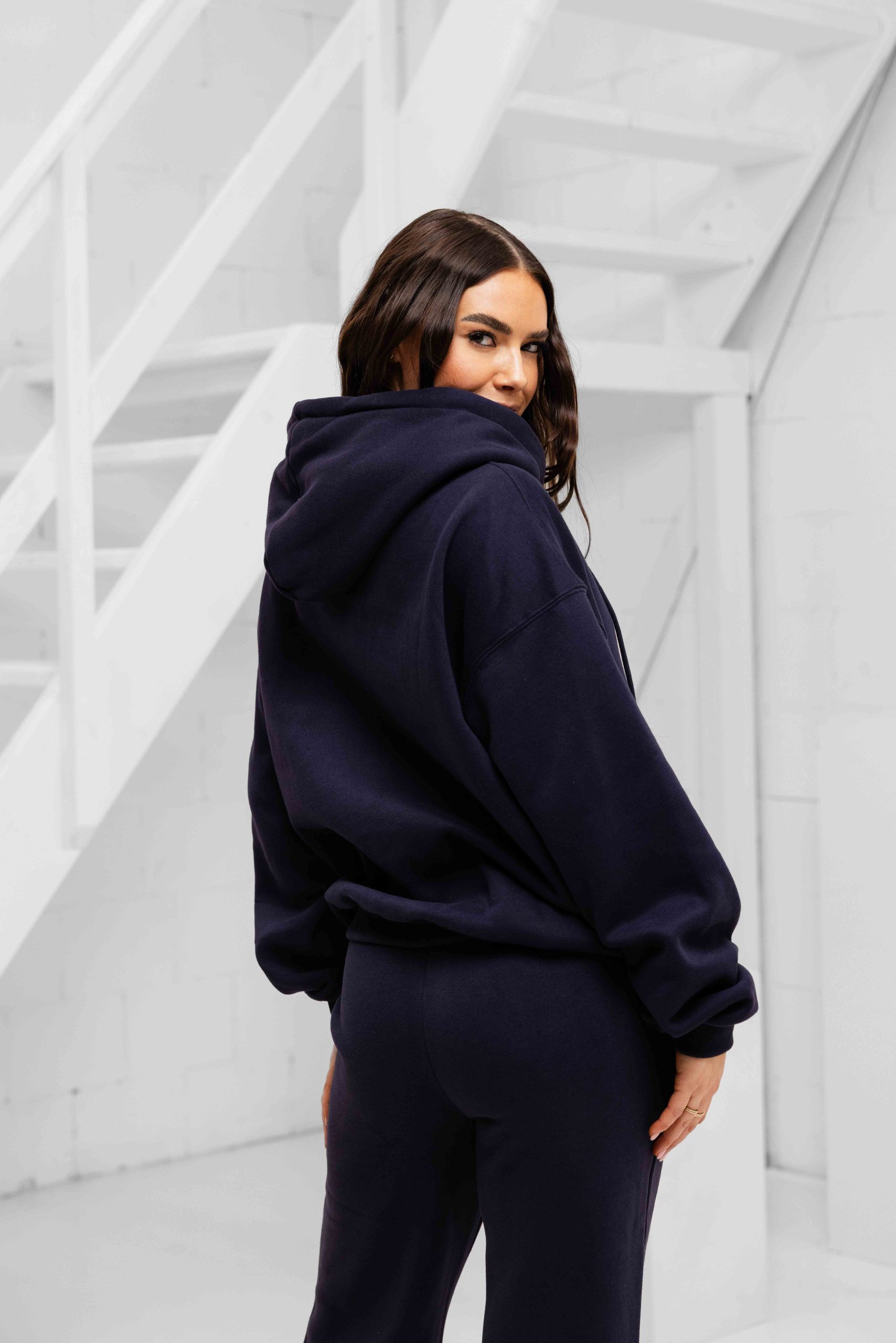 Unique The Label Imani Full Zip Trainingspak Dames Donkerblauw