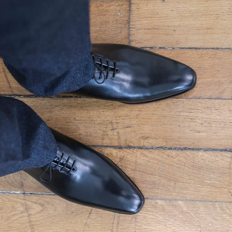 GT River-Richelieu cuir noir